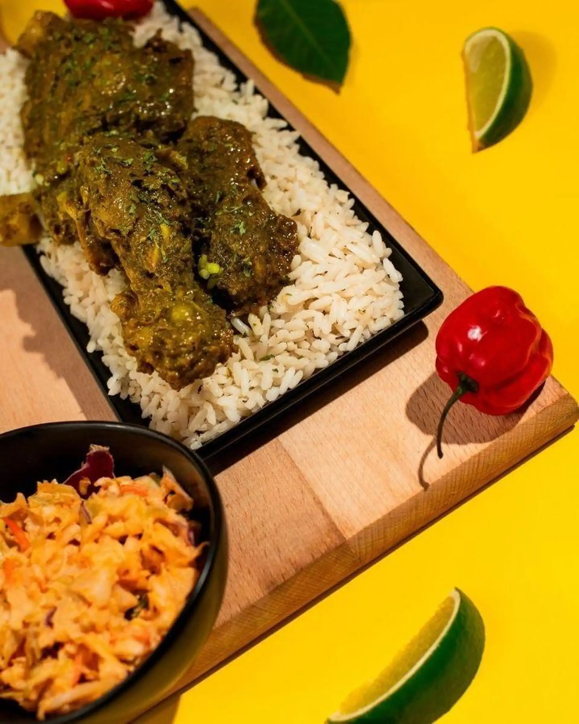Curry Chicken Dinner from Nathan’s Jerk in Oshawa