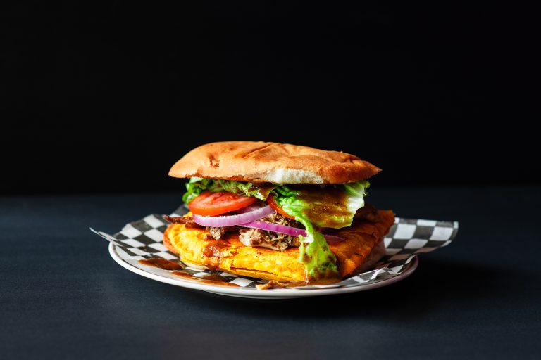 Jerk patty served at Nathan's Jerk in Oshawa